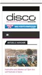 Mobile Screenshot of disco-magazin.de