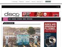 Tablet Screenshot of disco-magazin.de